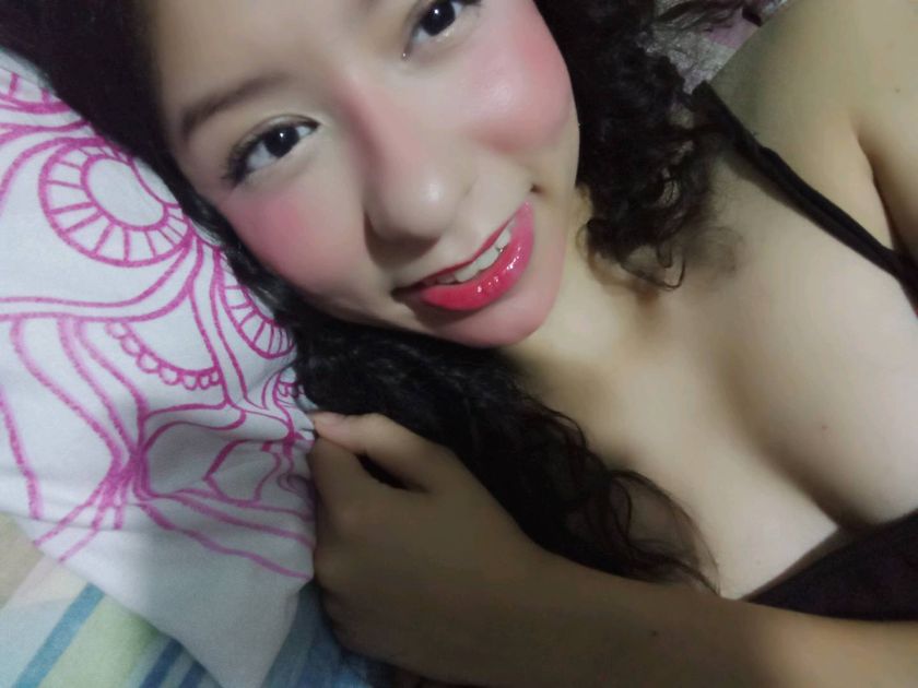 A girl online for random video chat, an Omegle-style stranger connection