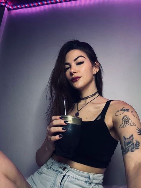 A girl online and ready for a free spin-style video call